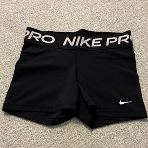 Nike Pro Women's Athletic Black Shorts